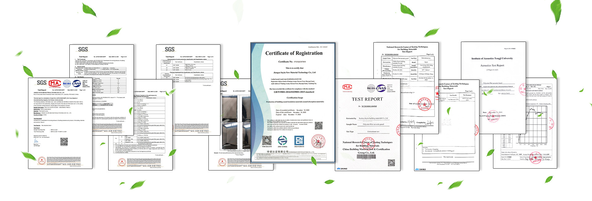 jakość Poliestrowe panele akustyczne Fabryka